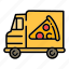 pizza, food, truck 