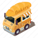 bakery, dm5, illustration, isometric, logo, machine, vector