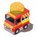 burger, dm5, illustration, isometric, logo, machine, vector