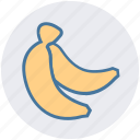 banana, food, fresh, fruits, healthy, vitamin