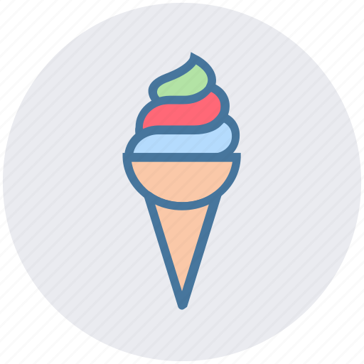 Cold, cone, dessert, food, ice cone, ice cream, ice cream cone icon - Download on Iconfinder