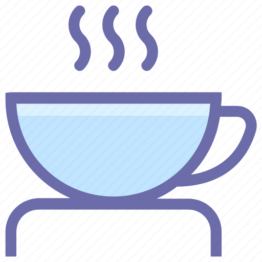 Coffee, cup, drink, hot, hot coffee, plate, tea icon - Download on Iconfinder