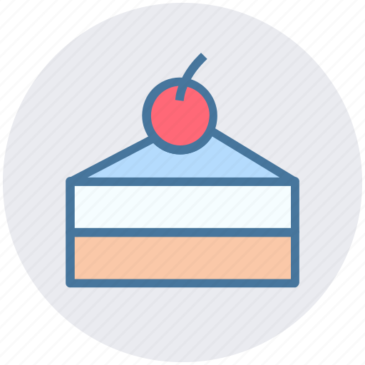 Cake, cake piece, cake slice, dessert, food, fresh cake, sweet icon - Download on Iconfinder