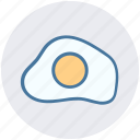 breakfast, egg, fried, omelet, scramble egg