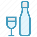 alcohol, bottle, bottle and glass, drinking, glass, water, wine