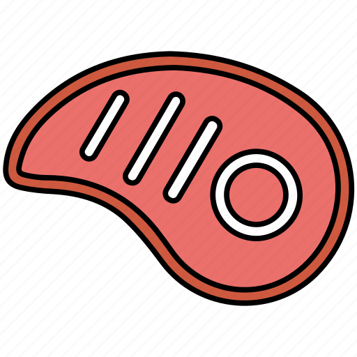 Meat, barbecue, kitchen, leg, meal icon - Download on Iconfinder