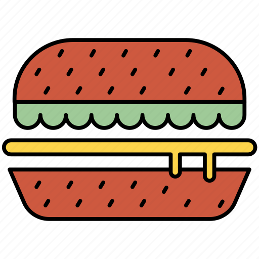 Burger, cooking, hamburger, meal, pot, sandwich icon - Download on Iconfinder