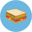 sandwich, bread, fast, food