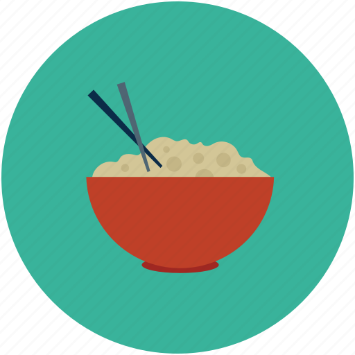 Chinese food, chopsticks, food, food bowl icon - Download on Iconfinder
