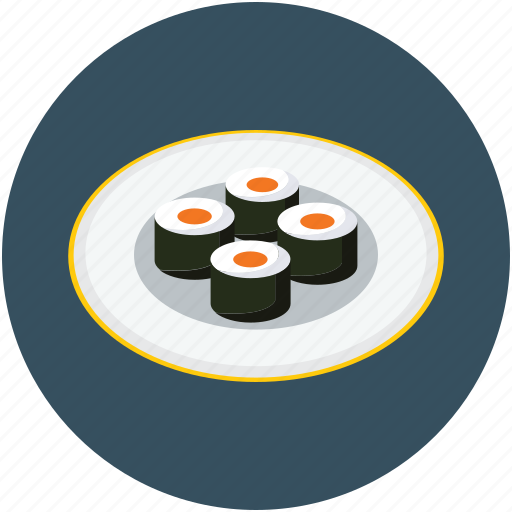Sushi, food, japanese, seafood icon - Download on Iconfinder