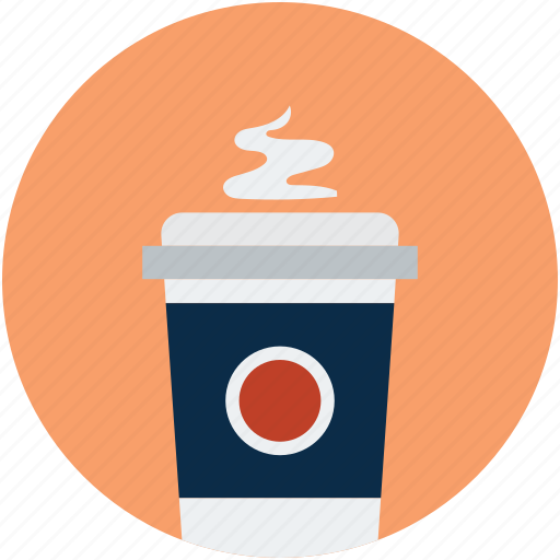 Coffee cup, disposable cup, hot coffee, paper cup icon - Download on Iconfinder