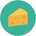 cheese, cheese slice, dairy food, portion of cheese 