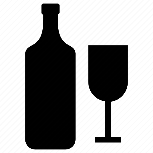 Alcohol, bottle, drink, glass icon - Download on Iconfinder