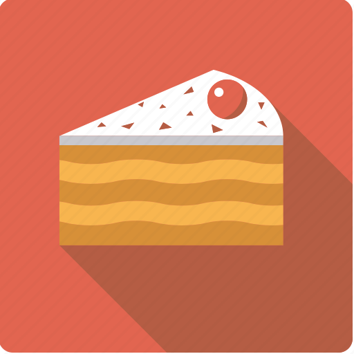Cake, cherry, cream, food, pastry icon - Download on Iconfinder