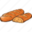 baguette, bread, french, loaf 