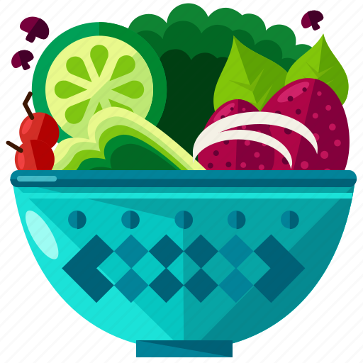 Salad, eat, food, healthy, meal, vegetable icon - Download on Iconfinder