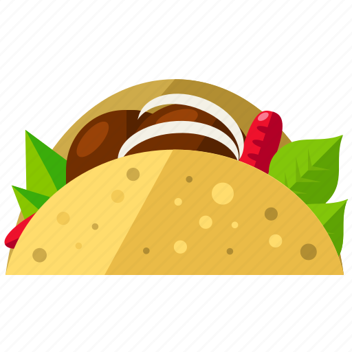 Taco, fast, food, mexican, sandwich icon - Download on Iconfinder