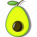 avocado, eat, food, fruit, healthy