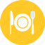 cutlery, food, fork, knife, meal, plate, spoon 