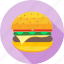 burger, fastfood, hamburger, sandwich, cheeseburger, food, junk 