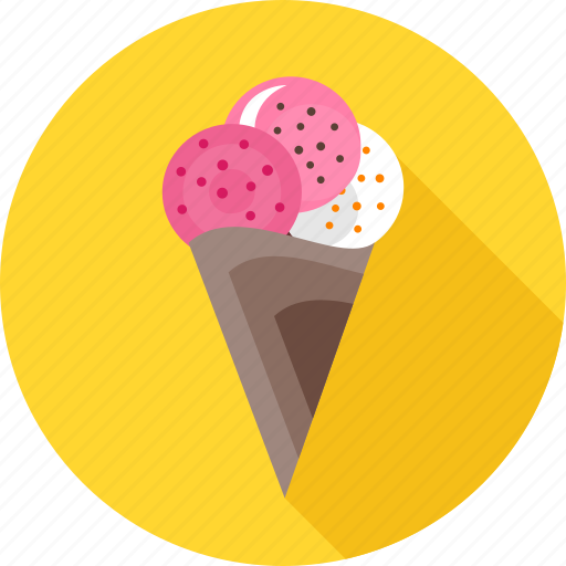 Cone, cream, dessert, icecream, bakery, ice cream, sweet icon - Download on Iconfinder