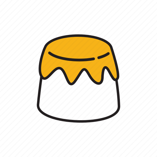 Caramel, custard pudding, pudding, sweets icon - Download on Iconfinder