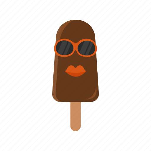 Chocolate, icecream, lips, sunglasses icon - Download on Iconfinder