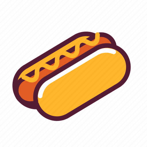 Hot dog icon - Download on Iconfinder on Iconfinder