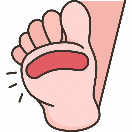 Metatarsalgia, hammertoe, toe, inflammation, foot icon - Download on Iconfinder