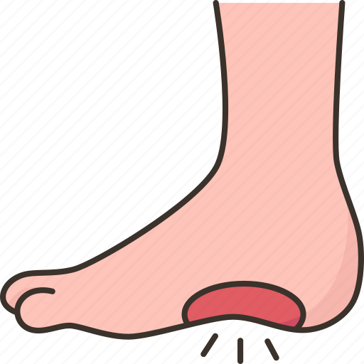Plantar, fasciitis, foot, arch, pain icon - Download on Iconfinder