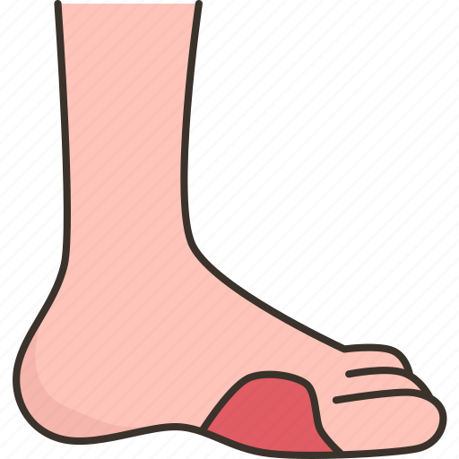 Toe, turf, sprain, joint, injury icon - Download on Iconfinder