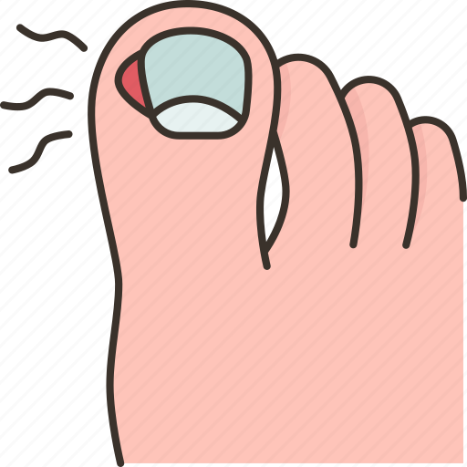 Toenail, ingrown, painful, foot, problem icon - Download on Iconfinder