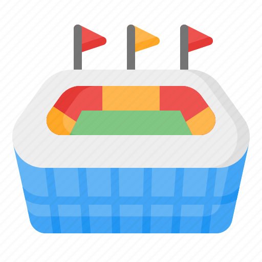 Stadium, arena, field, building, football, soccer, sport icon - Download on Iconfinder