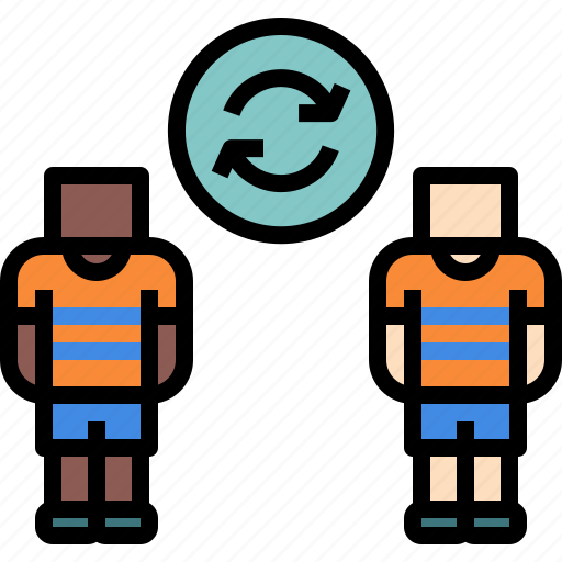 Substitution, player, arrow, change, football, players, soccer icon - Download on Iconfinder