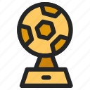 football, trophy, award, winner, soccer, champion, sports and competition