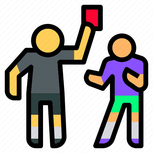 Football, lineesman, penalize, player, referee, soccer icon - Download on Iconfinder
