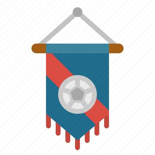 Flag, football, pennant, soccer, sportive icon - Download on Iconfinder