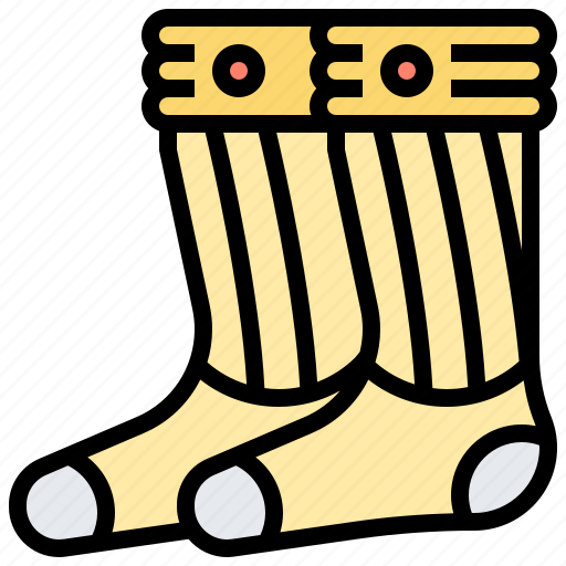 Apparel, clothing, fabric, soccer, sock icon - Download on Iconfinder