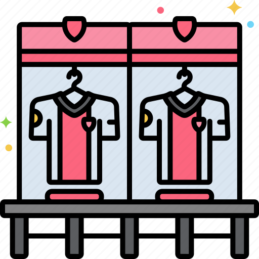 Changing room, football, locker, room icon - Download on Iconfinder