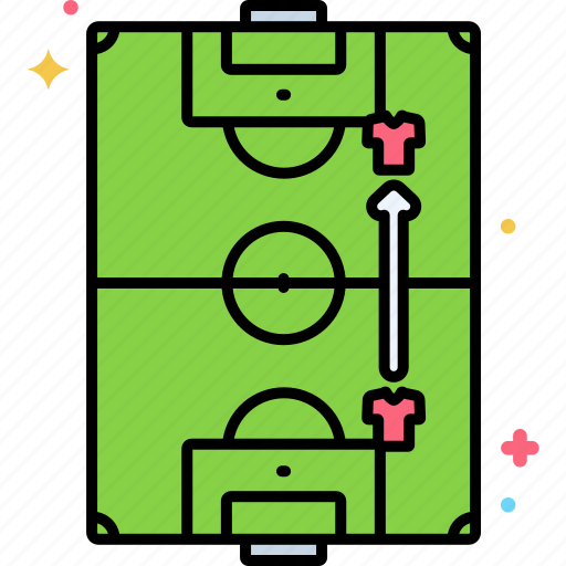 Field, football, long, pass icon - Download on Iconfinder