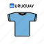 cup, football, jersey, shirt, soccer, uruguay, world 
