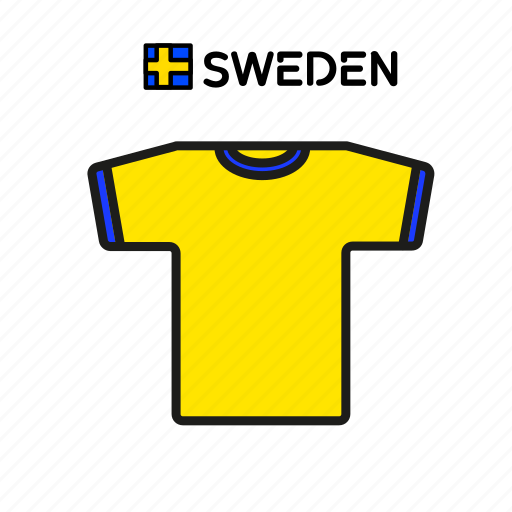 Cup, football, jersey, shirt, soccer, sweden, world icon - Download on Iconfinder