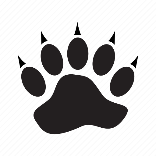 Animal, bear, footprint, pawprint icon - Download on Iconfinder