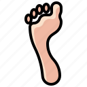 man, footprint, foot, miscellaneous, barefoot