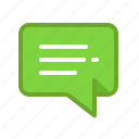 bubble, chat, comment, dialog, discussion, message, text