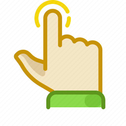 Finger, gesture, hand, interface, palm, tap, touchscreen icon - Download on Iconfinder