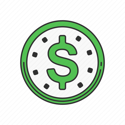 Coins, currency, dollar coin, money icon - Download on Iconfinder