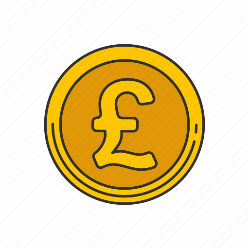 British pound, coins, currency, pound icon - Download on Iconfinder