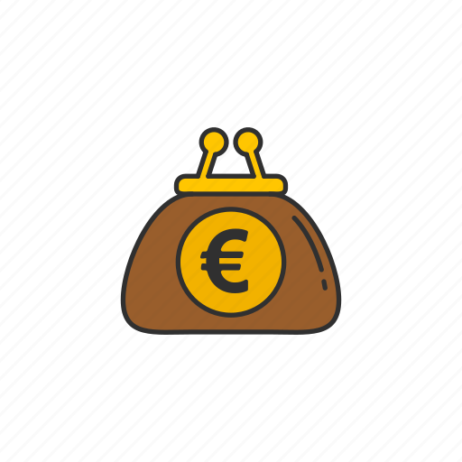 Coin purse, currency, euro, money icon - Download on Iconfinder