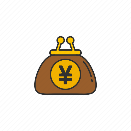 Coin purse, currency, money, yen icon - Download on Iconfinder